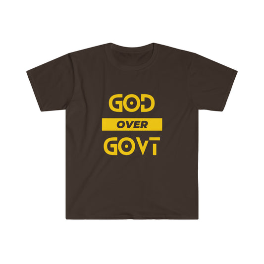 God over Govt - Unisex Softstyle T-Shirt