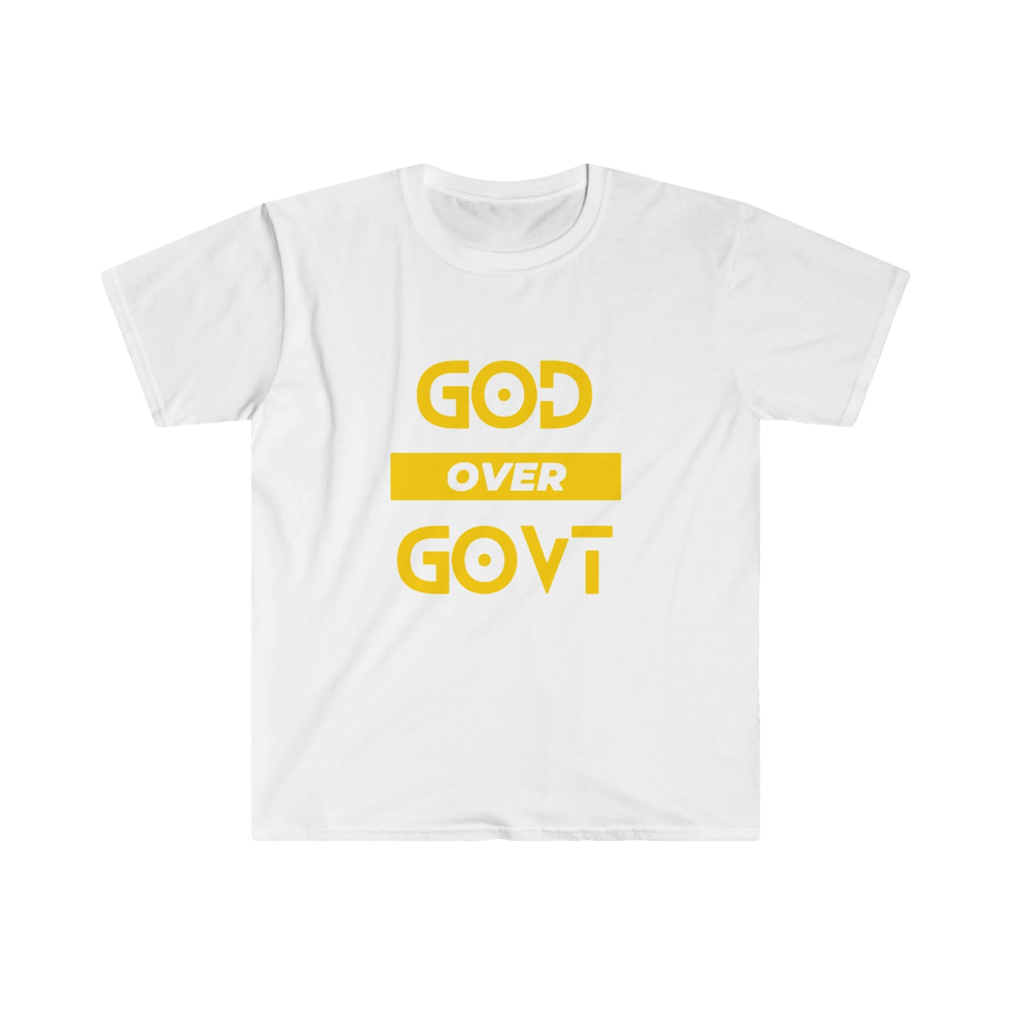 God over Govt - Unisex Softstyle T-Shirt