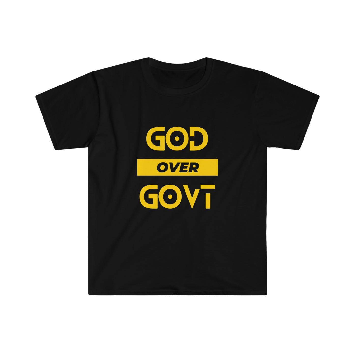 God over Govt - Unisex Softstyle T-Shirt