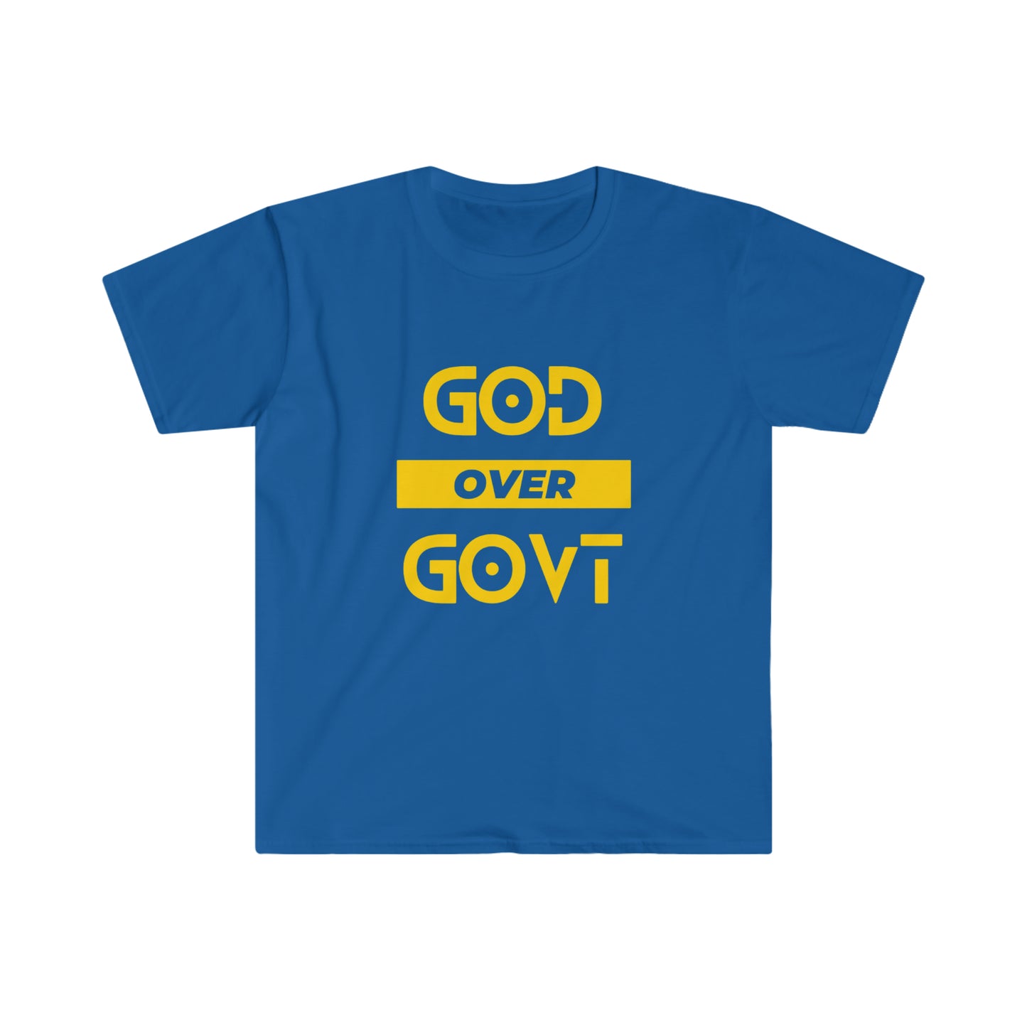 God over Govt - Unisex Softstyle T-Shirt