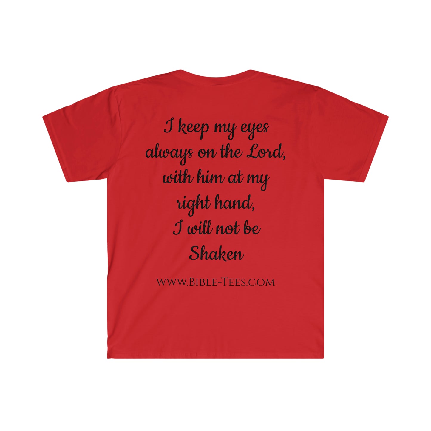 Unisex Psalm 16:8 Softstyle T-Shirt