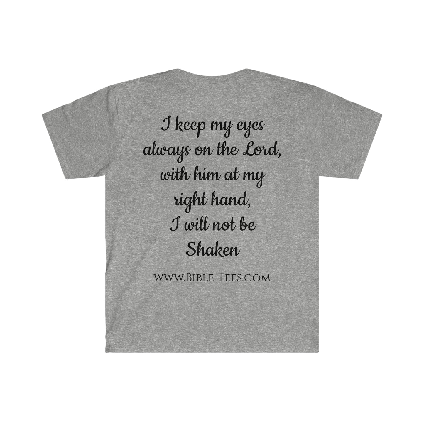 Unisex Psalm 16:8 Softstyle T-Shirt