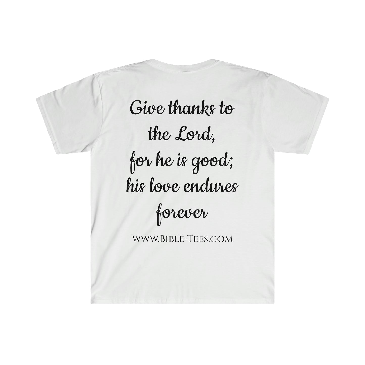 Unisex Psalm 106:1 Softstyle T-Shirt