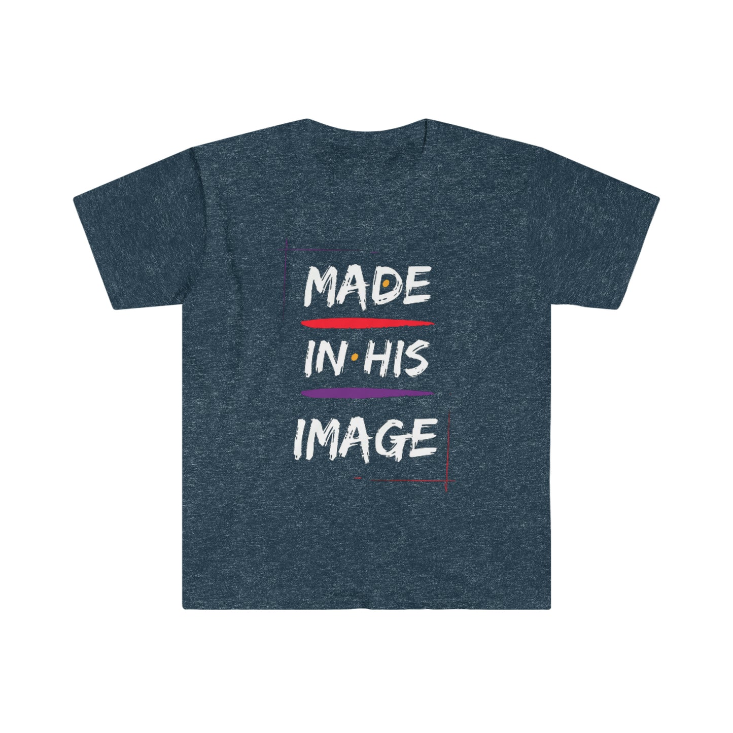 Made In His Image - Unisex Softstyle T-Shirt