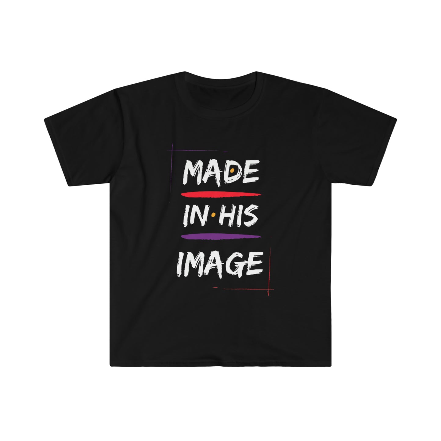 Made In His Image - Unisex Softstyle T-Shirt