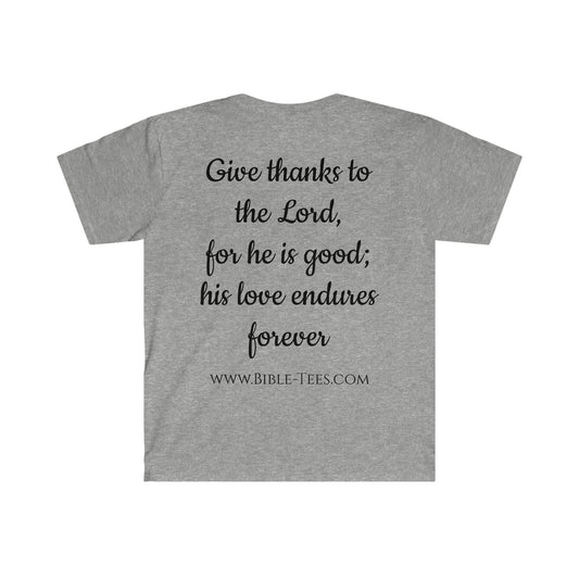 Unisex Psalm 106:1 Softstyle T-Shirt