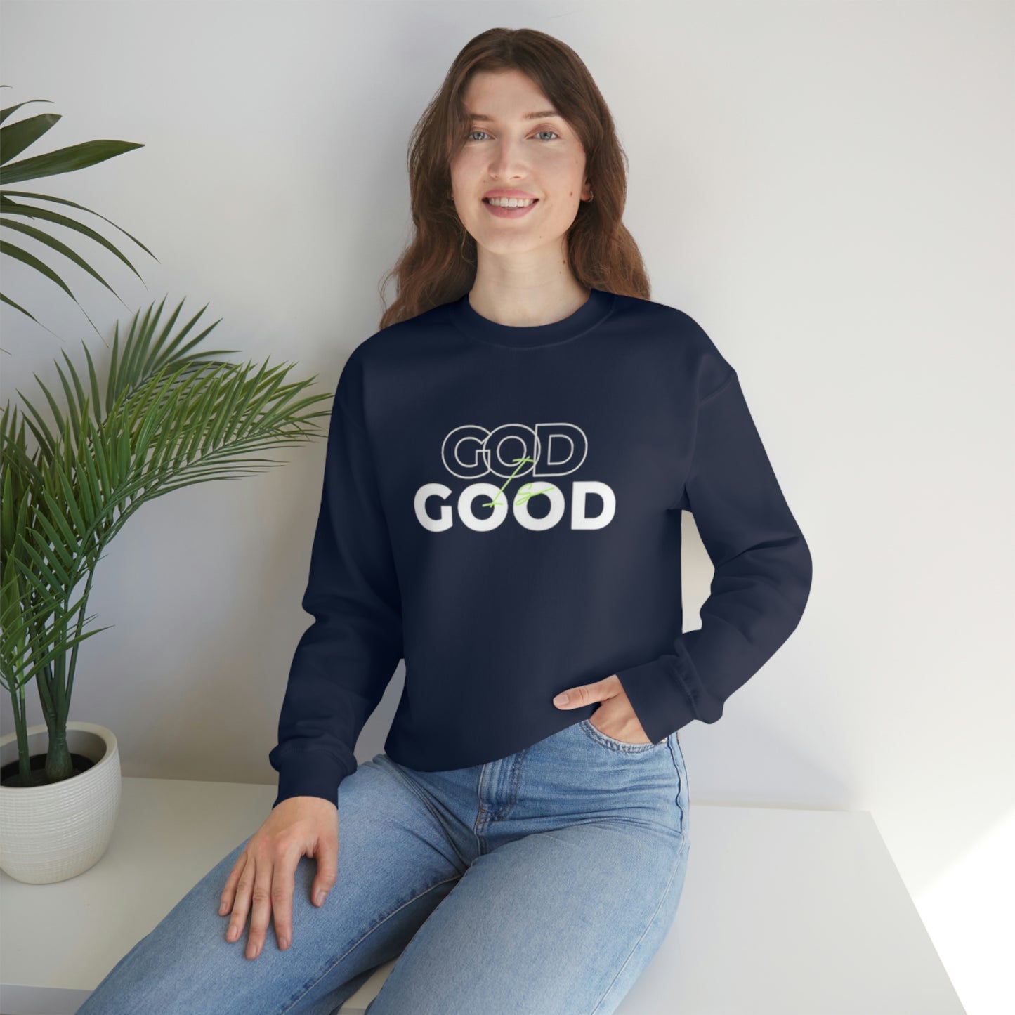 God Is Good- Unisex Crewneck Sweatshirt