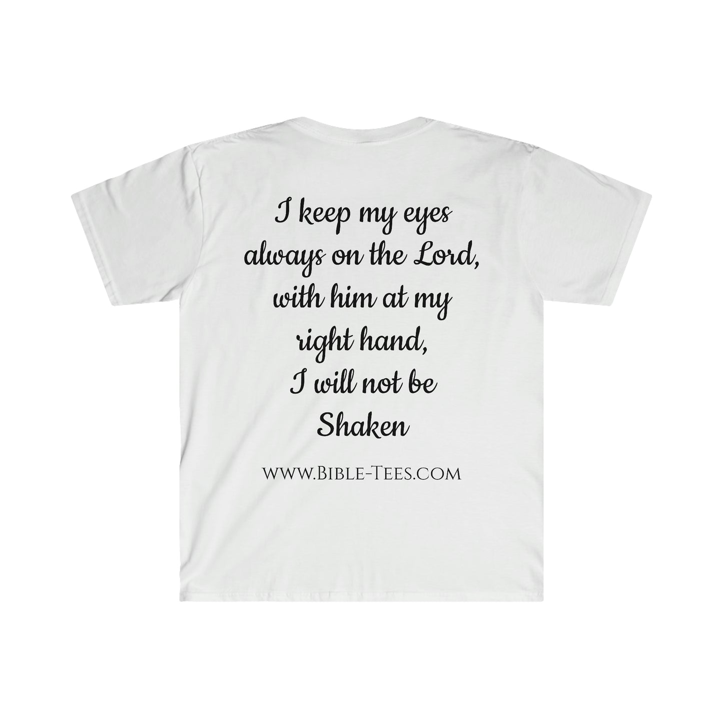 Unisex Psalm 16:8 Softstyle T-Shirt