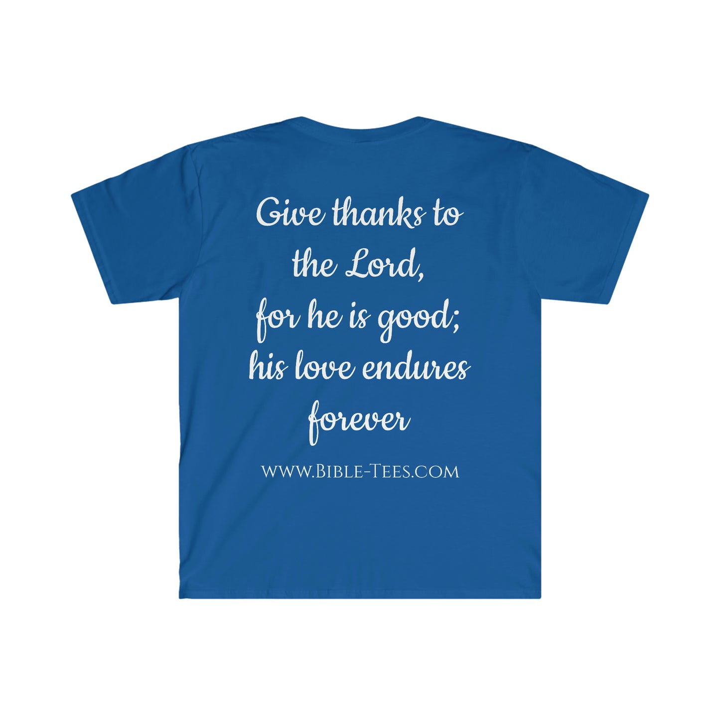 Unisex Psalm 106:1 Softstyle T-Shirt