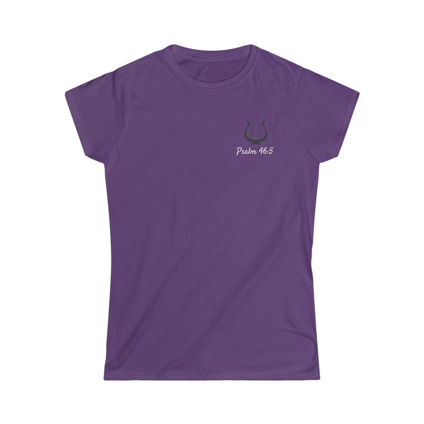 Women's Psalm 46:5 Softstyle Fitted Tee