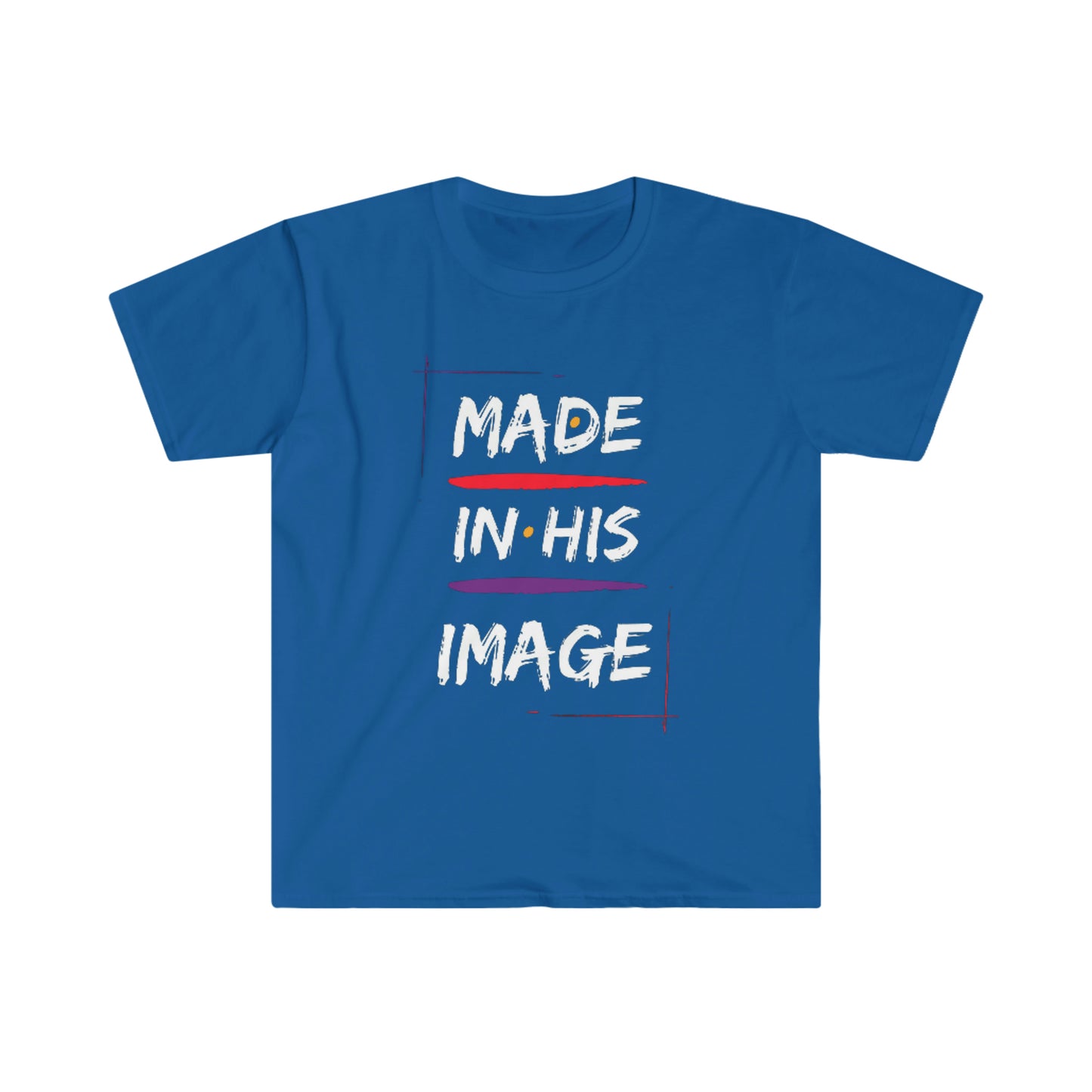 Made In His Image - Unisex Softstyle T-Shirt