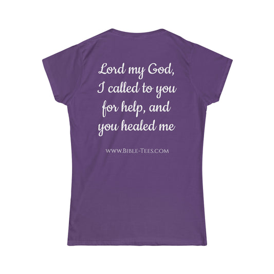 Women's Psalm 30:2 Softstyle Fitted Tee