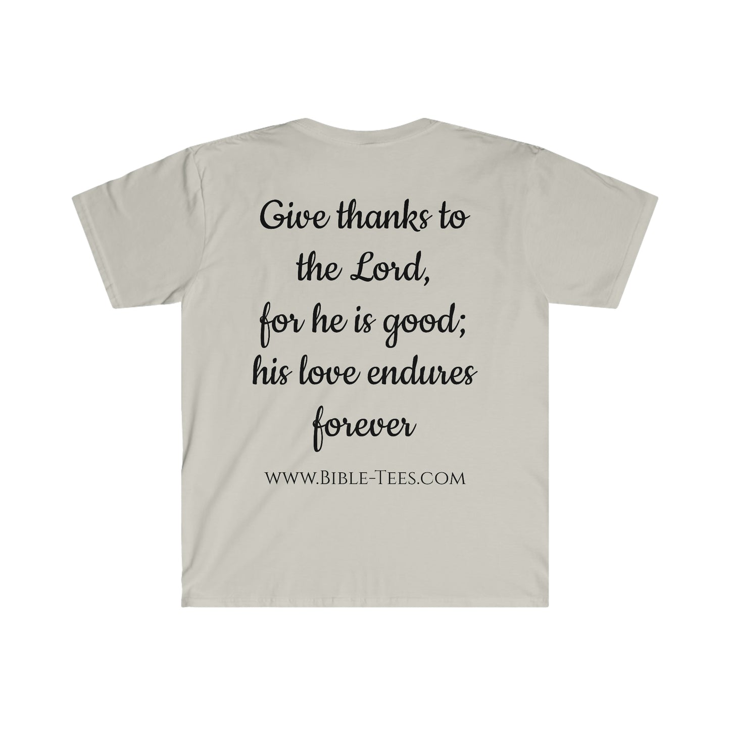 Unisex Psalm 106:1 Softstyle T-Shirt