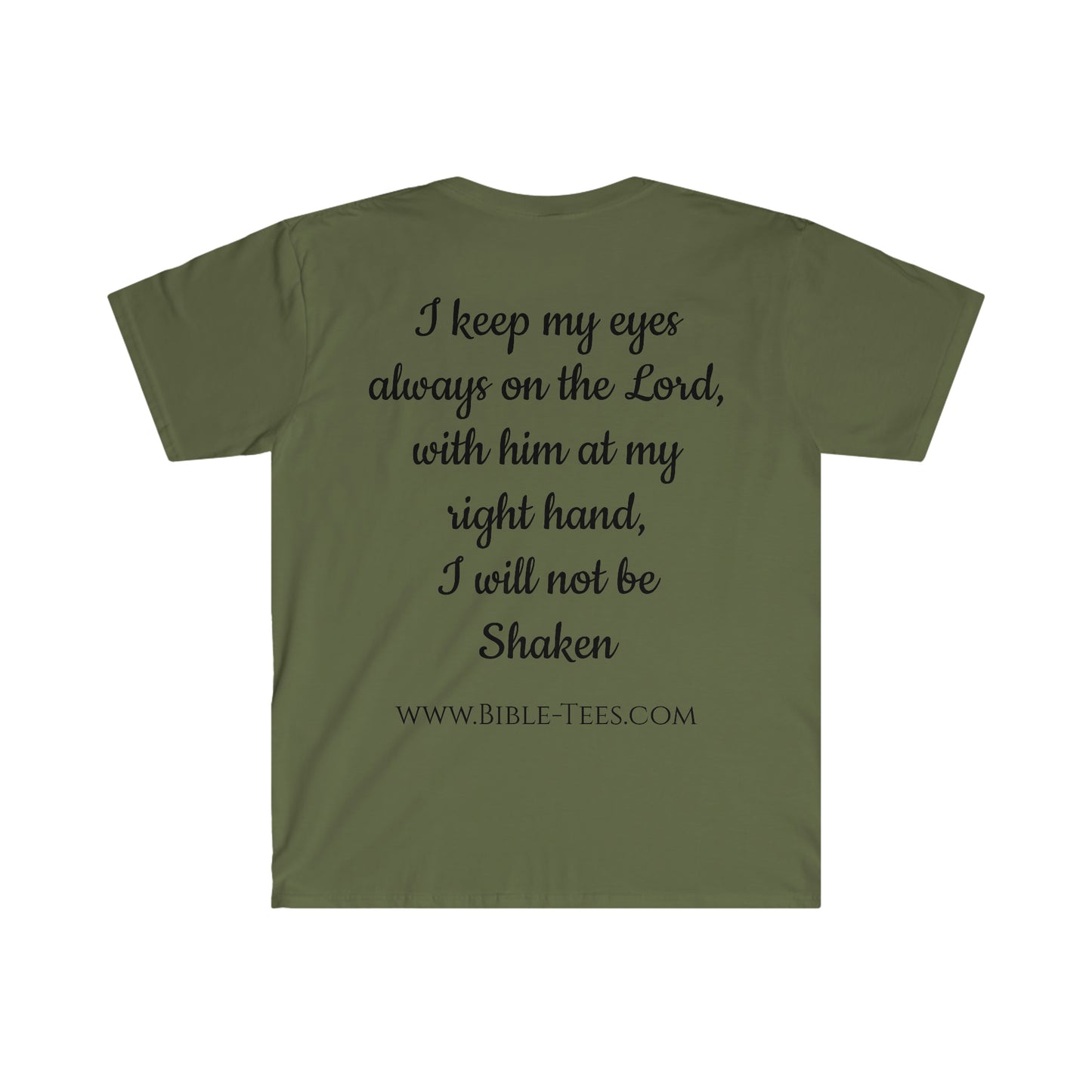 Unisex Psalm 16:8 Softstyle T-Shirt