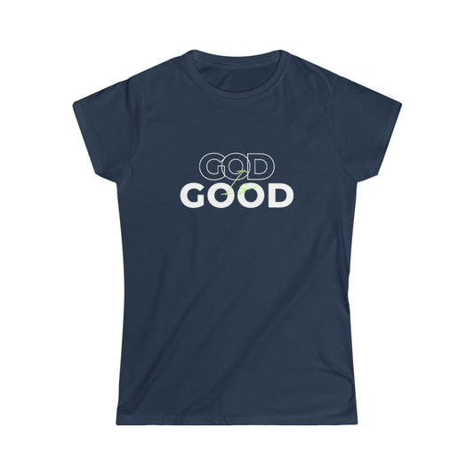 God Is Good - Women's Fitted Softstyle Tee