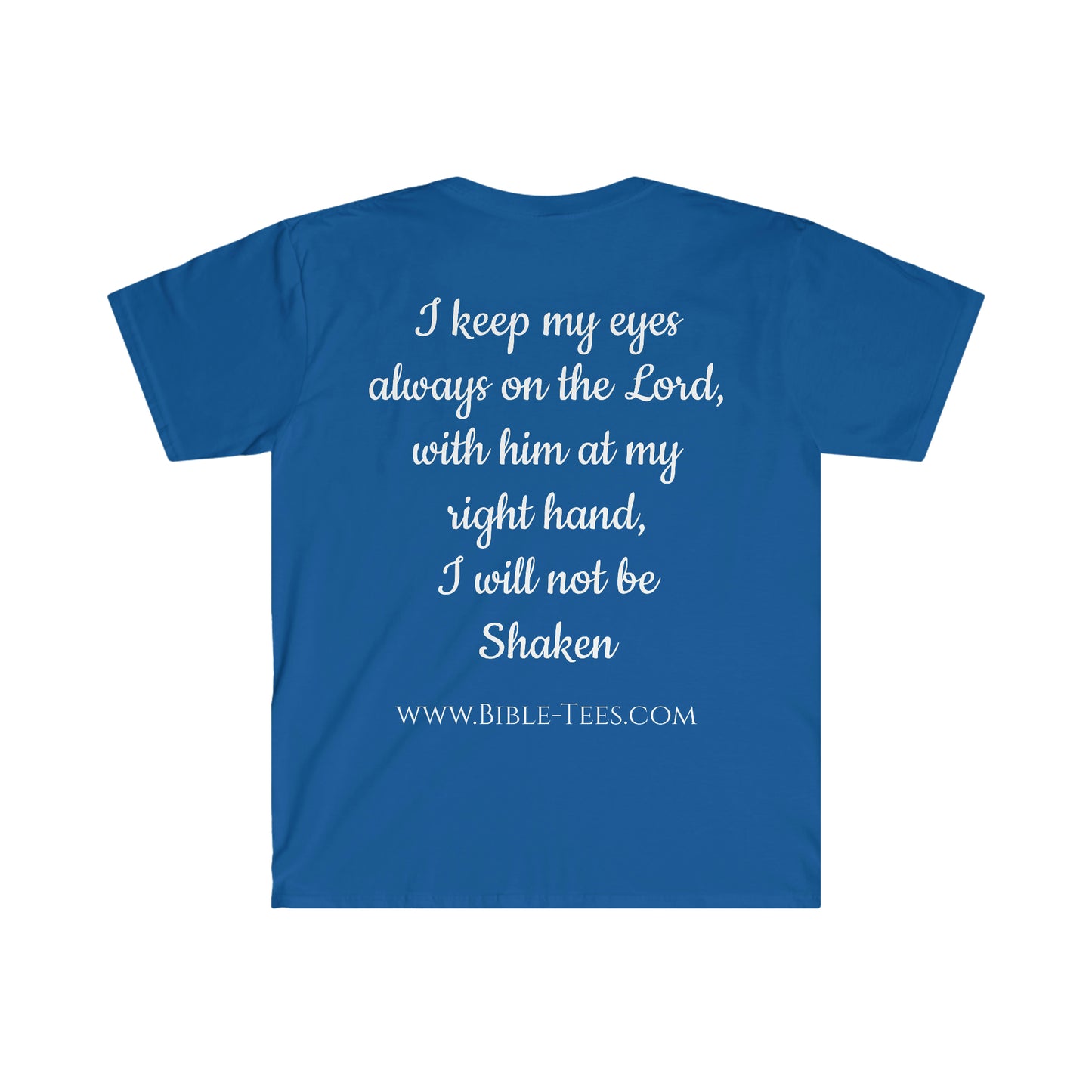 Unisex Psalm 16:8 Softstyle T-Shirt