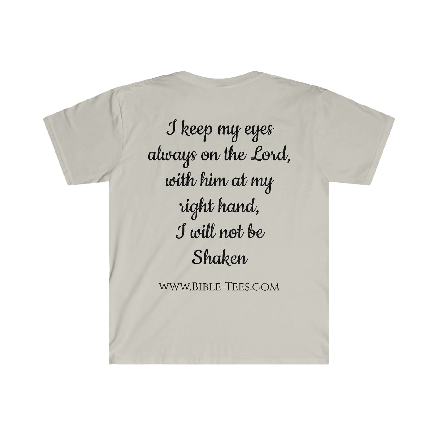 Unisex Psalm 16:8 Softstyle T-Shirt