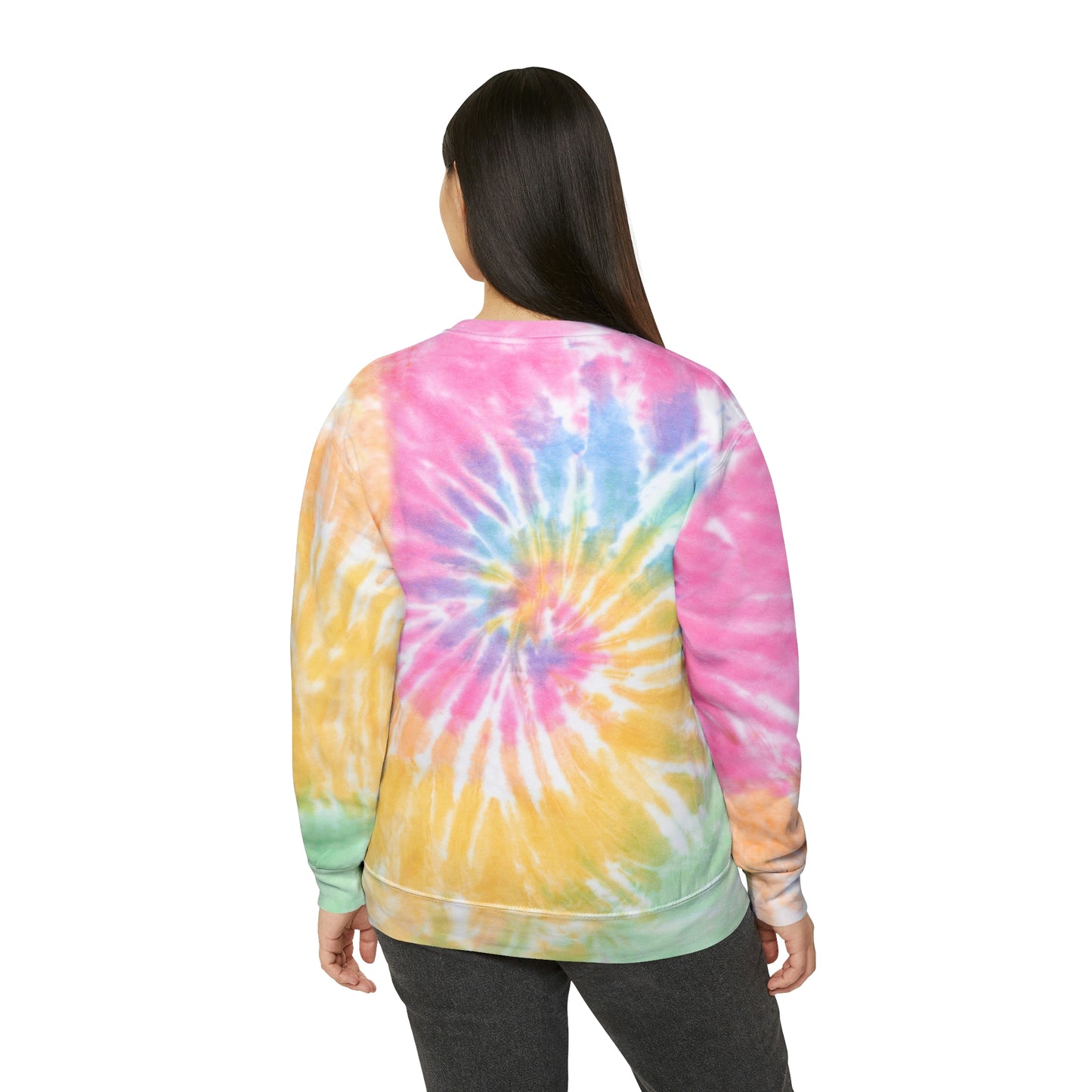 Wings of Faith - Unisex Tie-Dye Sweatshirt