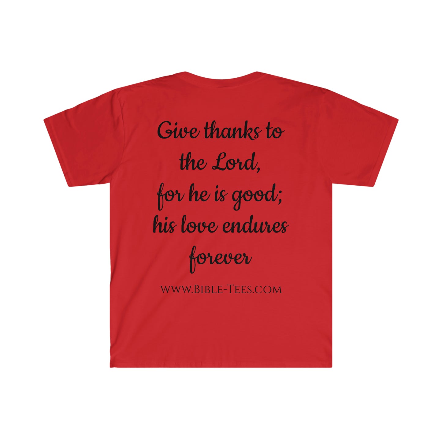 Unisex Psalm 106:1 Softstyle T-Shirt