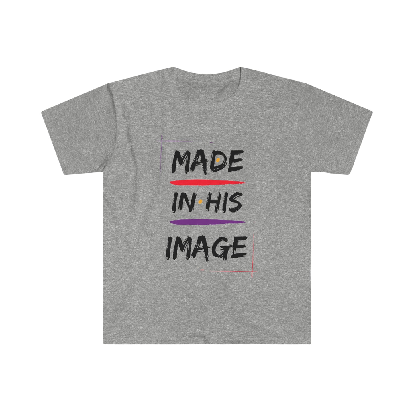 Made In His Image - Unisex Softstyle T-Shirt